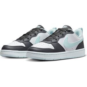 Nike Court Borough Big Kids Shoes, Black Blue White, HQ3258-060, 7Y Medium US